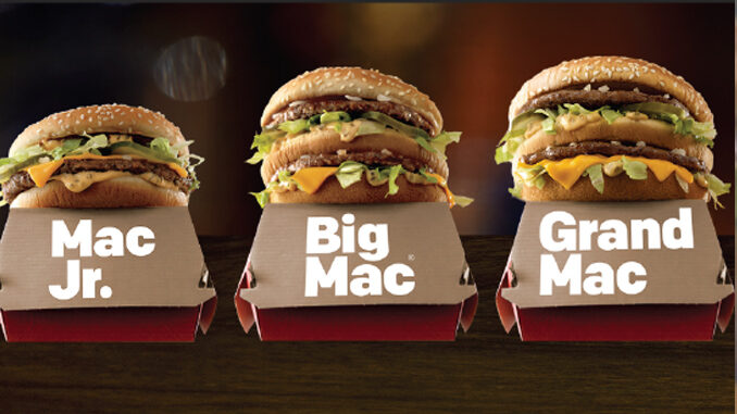 McDonald’s Launching New Grand Mac And Mac Jr. Nationwide