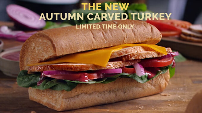 Subway Unveils New Autumn Carved Turkey Sandwich With Cranberry Mustard Sauce