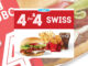 Wendy's Adds Swiss Jr. Bacon Cheeseburger To 4 For $4 Meal