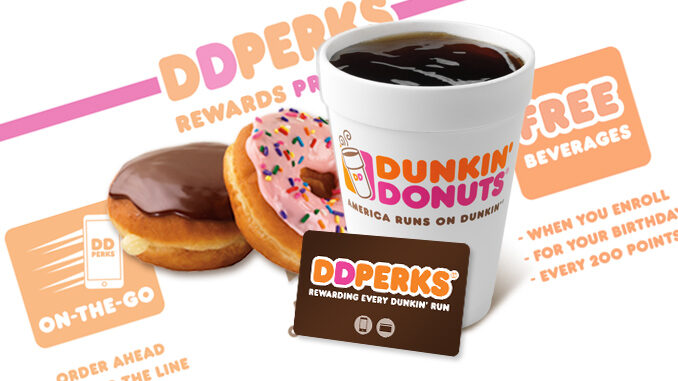 Dunkin' Donuts Launching ‘Perks Week’ Starting November 14, 2016