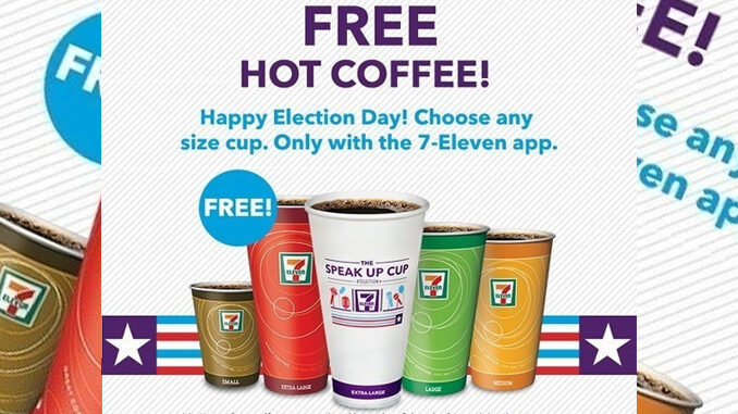 Free Coffee, Hot Drinks For 7-Eleven App Users On November 8, 2016