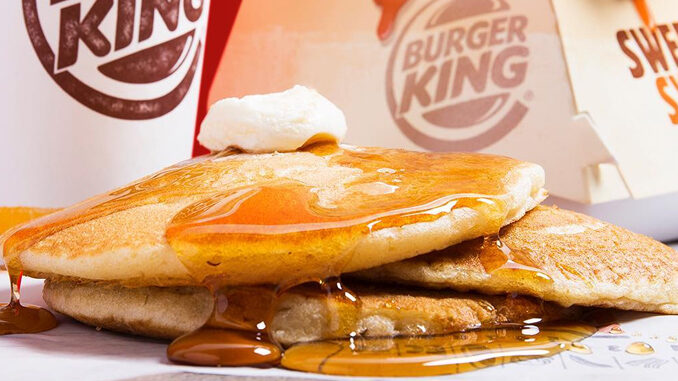 Get Three Large Pancakes for 89 Cents At Burger King