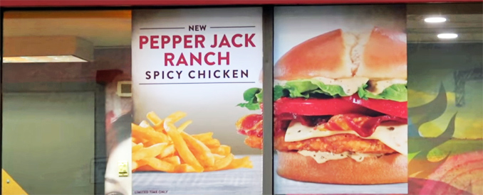 Jack In The Box Pepper Jack Ranch Spicy Chicken Sandwich 