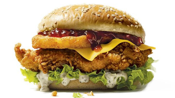 KFC Is Selling A Christmas Burger In The UK And Ireland