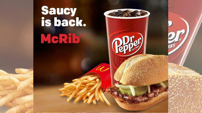 McRib Is Back At McDonald’s For 2016 And People Are Losing It