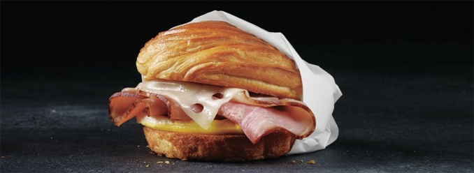 Starbucks Carved Ham, Egg and Swiss Breakfast Sandwich