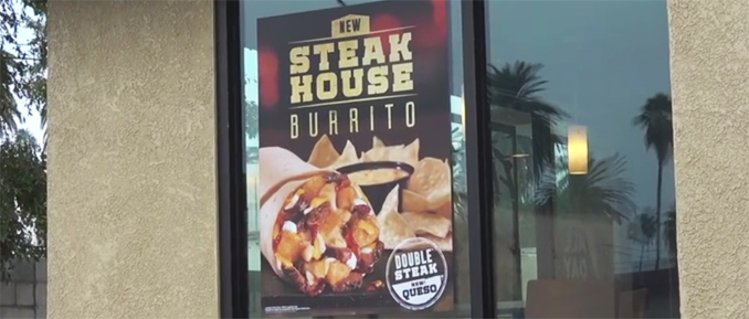 Taco Bell Steakhouse Burrito