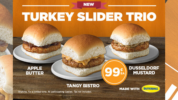 White Castle Debuts New Turkey Sliders For The 2016 Holiday Season