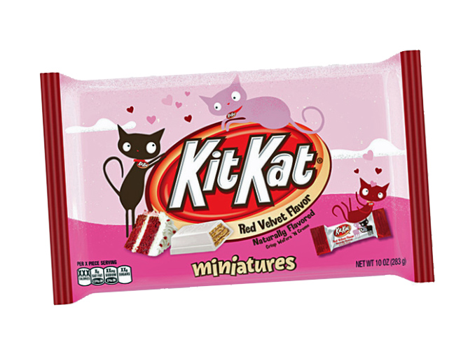 Red Velvet Flavored Kit Kat Minis Take The Cake