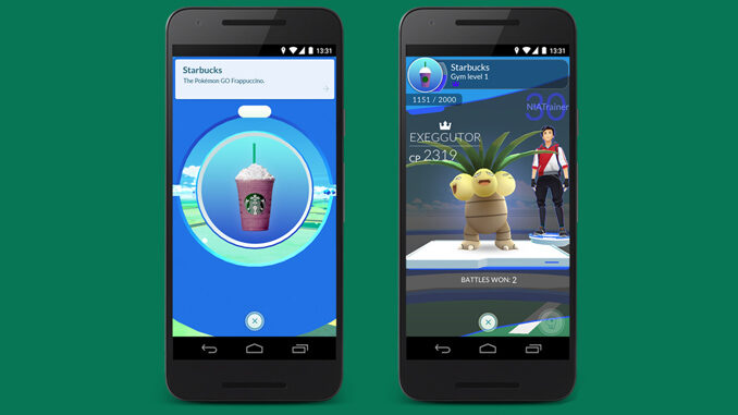 Starbucks Unveils Pokémon GO Frappuccino