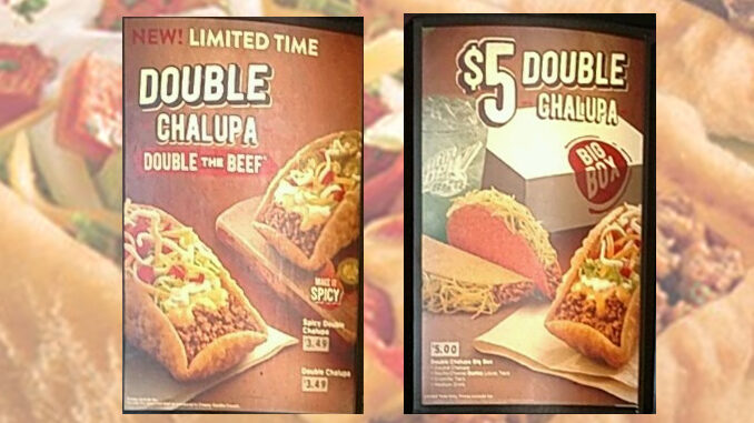 Taco Bell Spotted Serving Up New Double Chalupas And Caesar Crunchwraps