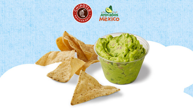 Get Free Chips And Guacamole At Chipotle With Purchase Of Any Entree