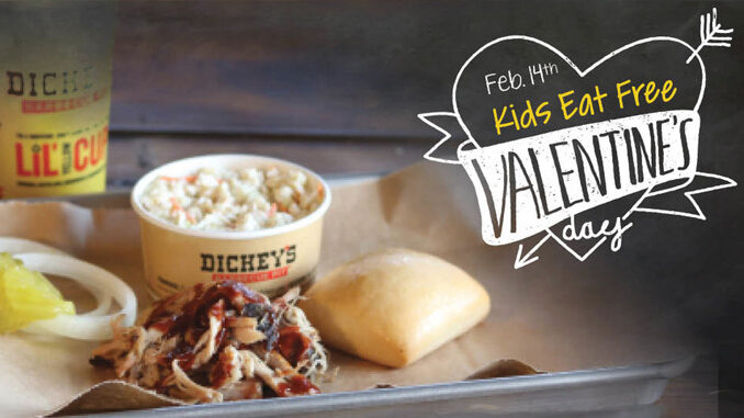 Kids Eat Free At Dickey's On February 14, 2017