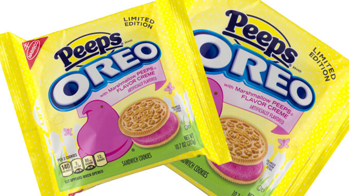 New Peeps Flavored Oreo Cookies Debut Nationwide On February 22, 2017