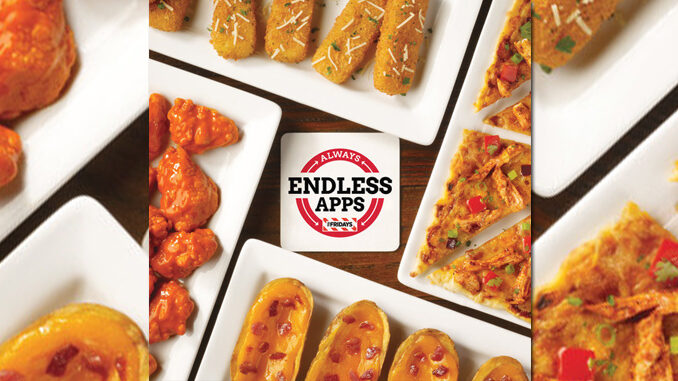 TGI Fridays Adds Endless Apps To Permanent Menu