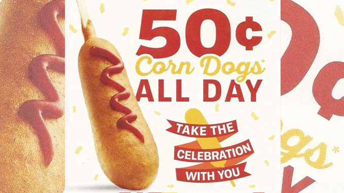 50-Cent Corn Dogs At Sonic On March 18, 2016
