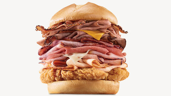 Arby’s Meat Mountain Now Available With Crispy Fish Filet