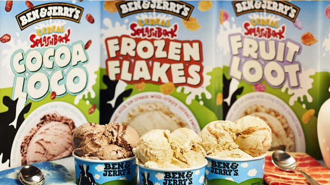 Ben & Jerry’s Introduces New Cereal Inspired Ice Cream Lineup