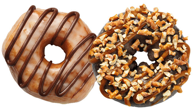 Dunkin' Donuts Introduces New Chocolate Pretzel Donut And Peanut Butter Delight Croissant Donut