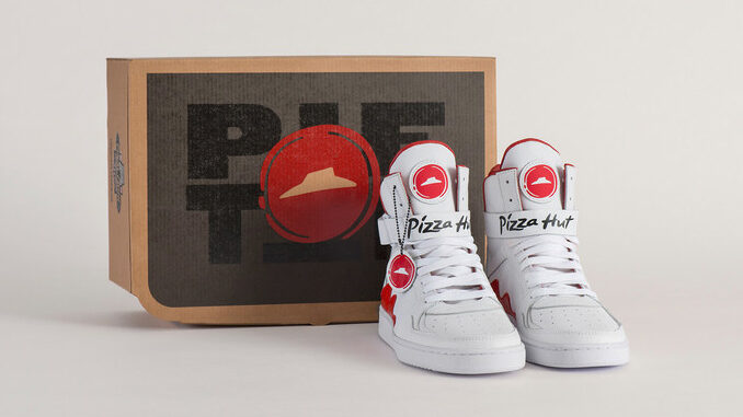 Pizza Hut Debuts Special-Edition Pie Tops Sneakers With Built-In Pizza Ordering Feature