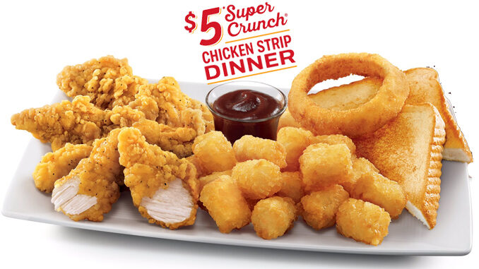 Sonic Offers $5 Super Crunch Chicken Strip Dinner