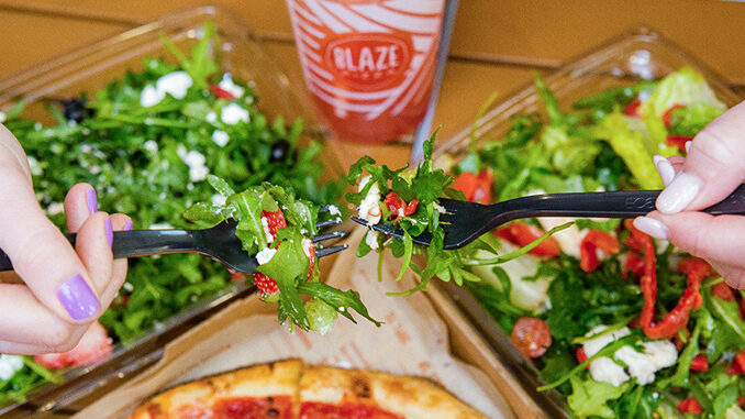 Blaze Pizza Introduces New Line Of Simple Salads And Salad Pizza