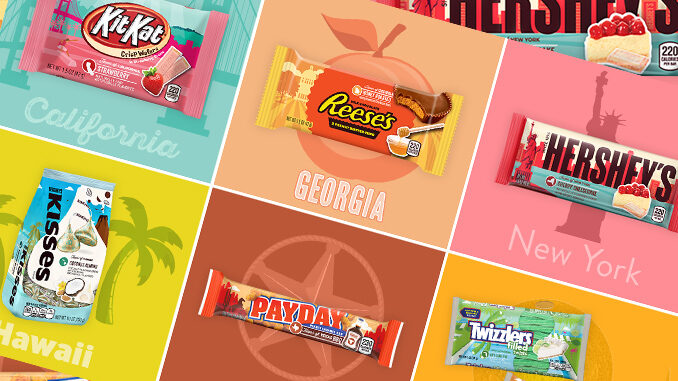 Hershey’s Unveils New Flavors Of America Collection Featuring Strawberry Flavored Kit Kats