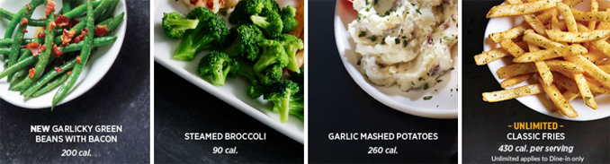 Applebee's Big And Bold Grill Combos Sides