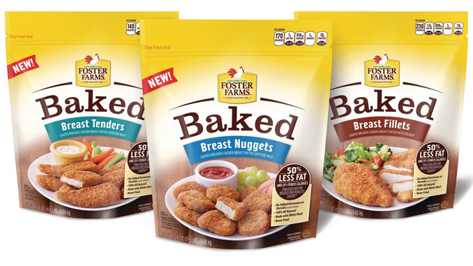Foster Farms Launches New Baked, Never-Fried Breaded Chicken Line