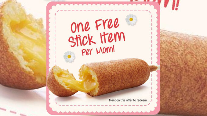 Free Stick Item For Mom At Hot Dog On A Stick On May 14, 2017