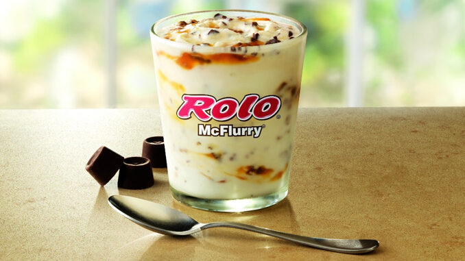 McDonald’s Brings Back The Rolo McFlurry With New Vanilla Soft Serve