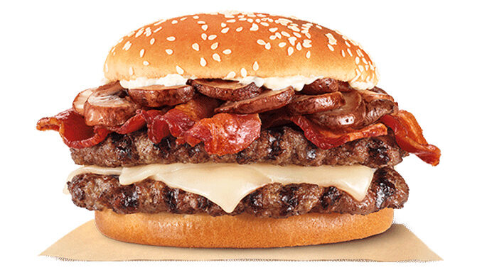 Burger King Brings Back The Mushroom & Swiss King Sandwich