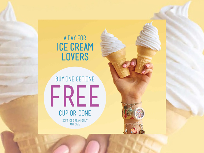 Buy One, Get One Free Soft-Serve Cup Or Cone At Carvel On 