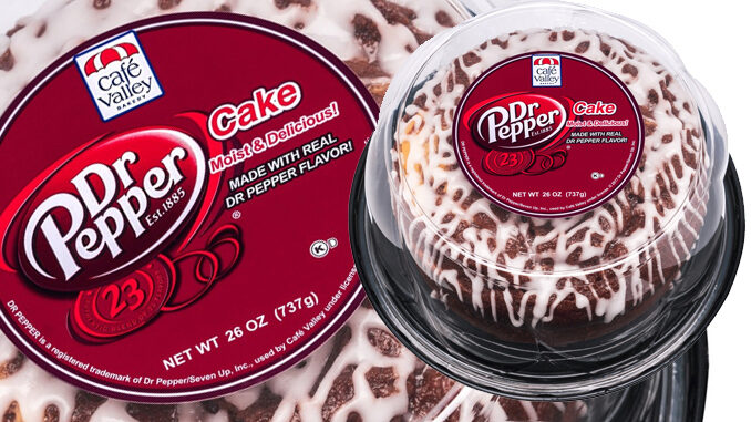 Café Valley Reveals New Dr Pepper Cake