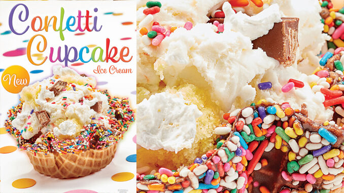 Cold Stone Creamery Launches New Confetti Cupcake Ice Cream