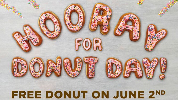 Dunkin' Donuts Offers Free Donut With Any Drink Purchase On June 2, 2017