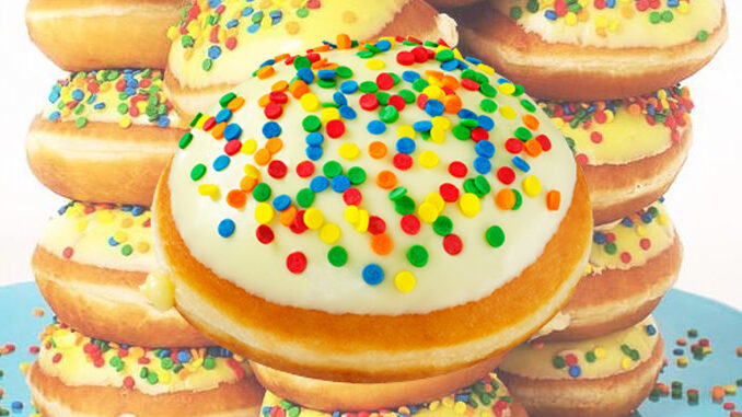 Krispy Kreme Brings Back The Cake Batter Doughnut