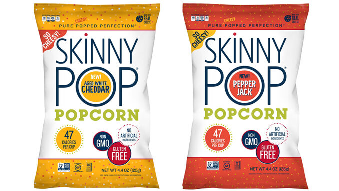 SkinnyPop Popcorn Introduces New Aged White Cheddar And Pepper Jack