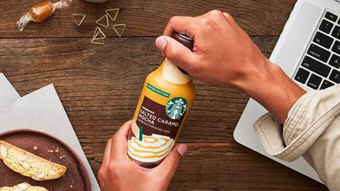 Starbucks Launches New Ready-To-Drink Iced Latte Salted Caramel Mocha