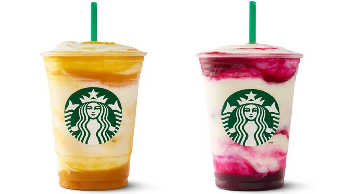 Starbucks Offers New Berry Prickly Pear And Mango Pineapple Frappuccino Blended Crème Beverages