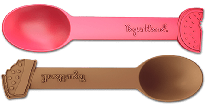 Yogurtland collectible spoons