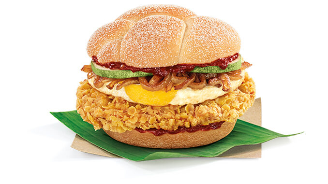 McDonald’s Has A Coconut-Flavored Chicken Burger Coated In Cornflakes In Singapore