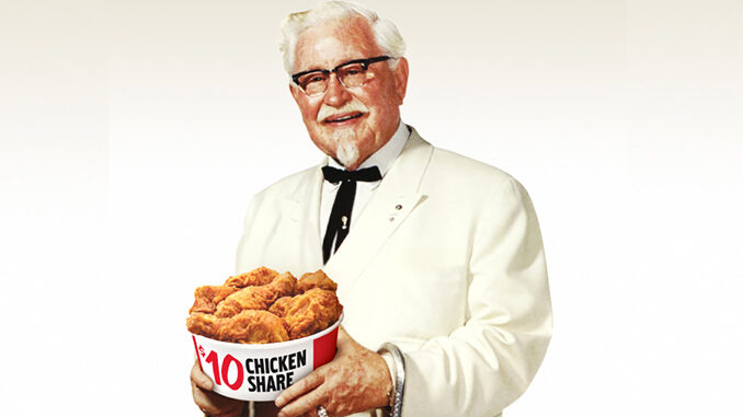 KFC Brings Back The Real Colonel Sanders As Brand’s Newest Celebrity Ambassador