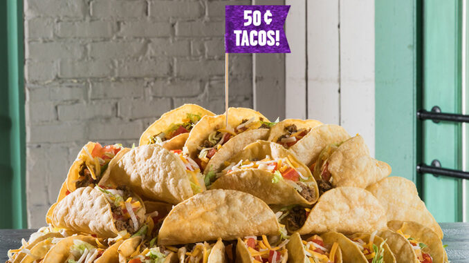 50-Cent Mini Crispy Tacos At On The Border On October 4, 2017