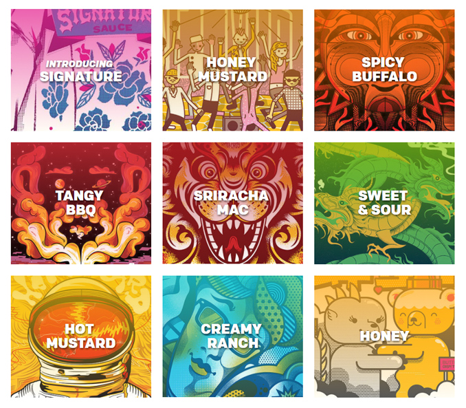 McDonald's Limited-Edition Sauce Posters