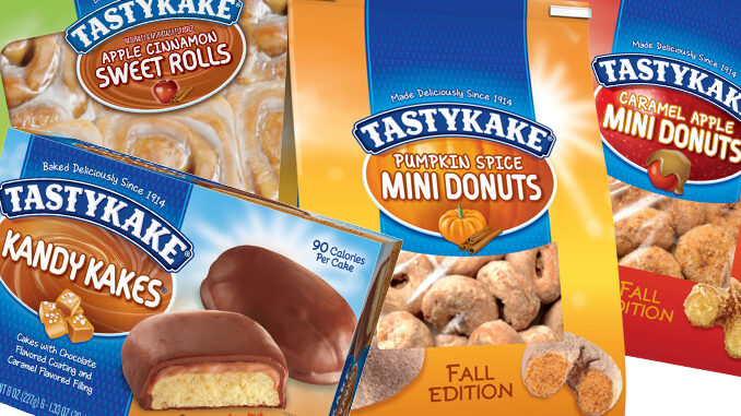 Tastykake Unveils New 2017 Fall Flavors Featuring Pumpkin Spice Mini Donuts