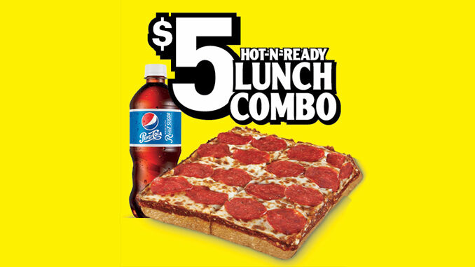 Free $5 Lunch Combo For Veterans And Military At Little Caesars On November 11, 2017