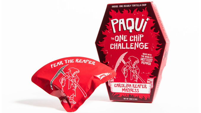 Paqui Unleashes An Even Hotter Carolina Reaper Madness Tortilla Chip