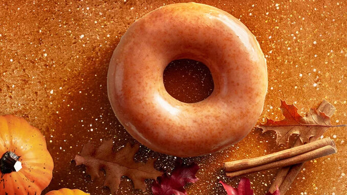 Pumpkin Spice Doughnuts Return To Krispy Kreme On October 6, 13, 20 and 26, 2017