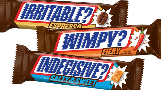 Snickers Reveals New Espresso, Fiery And Salty & Sweet Flavors
